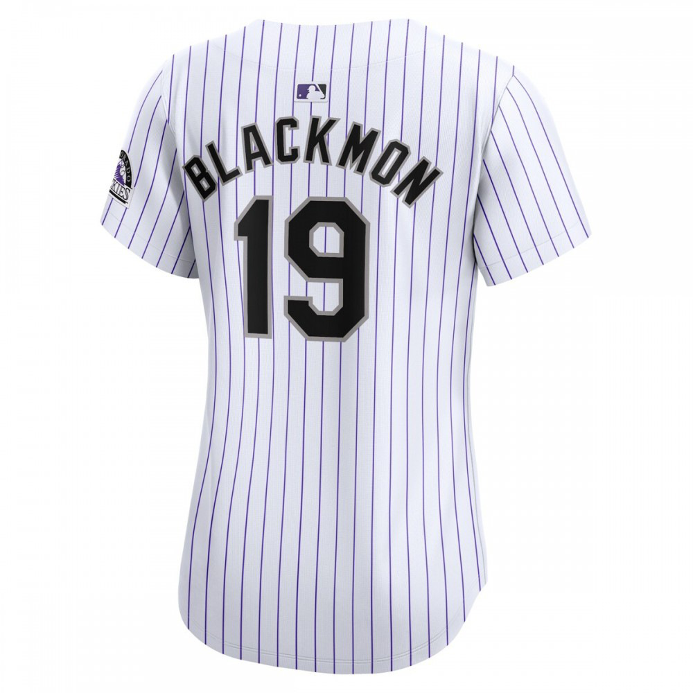 Charlie Blackmon Colorado Rockies Women's Home Limited Player Jersey - White-Pro Kit Vault | Brand New 26/27 Sports Jerseys