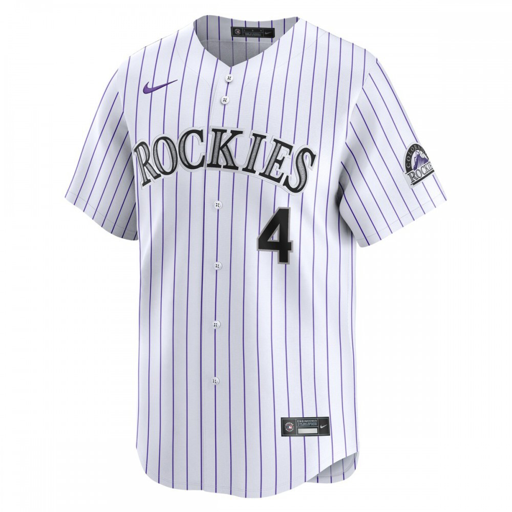 Michael Toglia Colorado Rockies Home Limited Player Jersey - White-Pro Kit Vault | Brand New 26/27 Sports Jerseys
