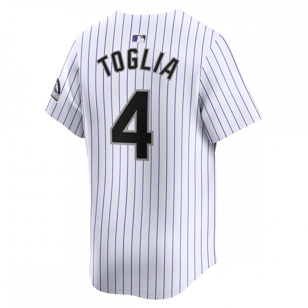 Michael Toglia Colorado Rockies Home Limited Player Jersey - White-Pro Kit Vault | Brand New 26/27 Sports Jerseys