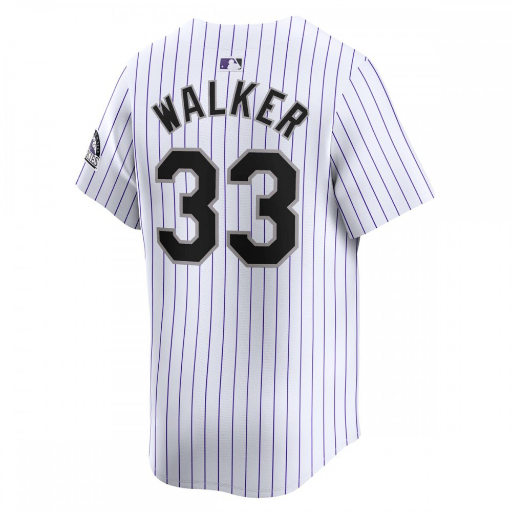 Larry Walker Colorado Rockies Home Limited Player Jersey - White-Pro Kit Vault | Brand New 26/27 Sports Jerseys