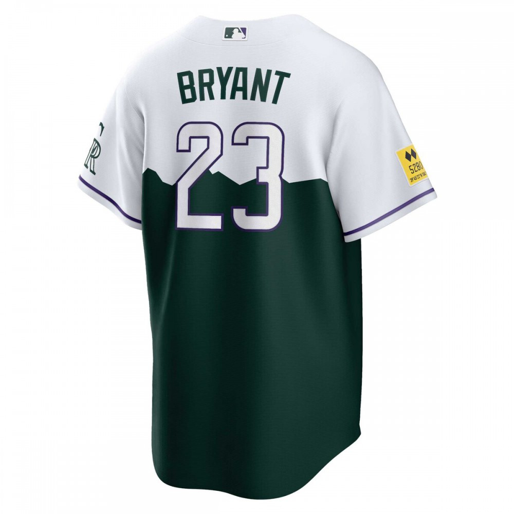 Kris Bryant Colorado Rockies 2022 City Connect Replica Player Jersey - Green-Pro Kit Vault | Brand New 26/27 Sports Jerseys