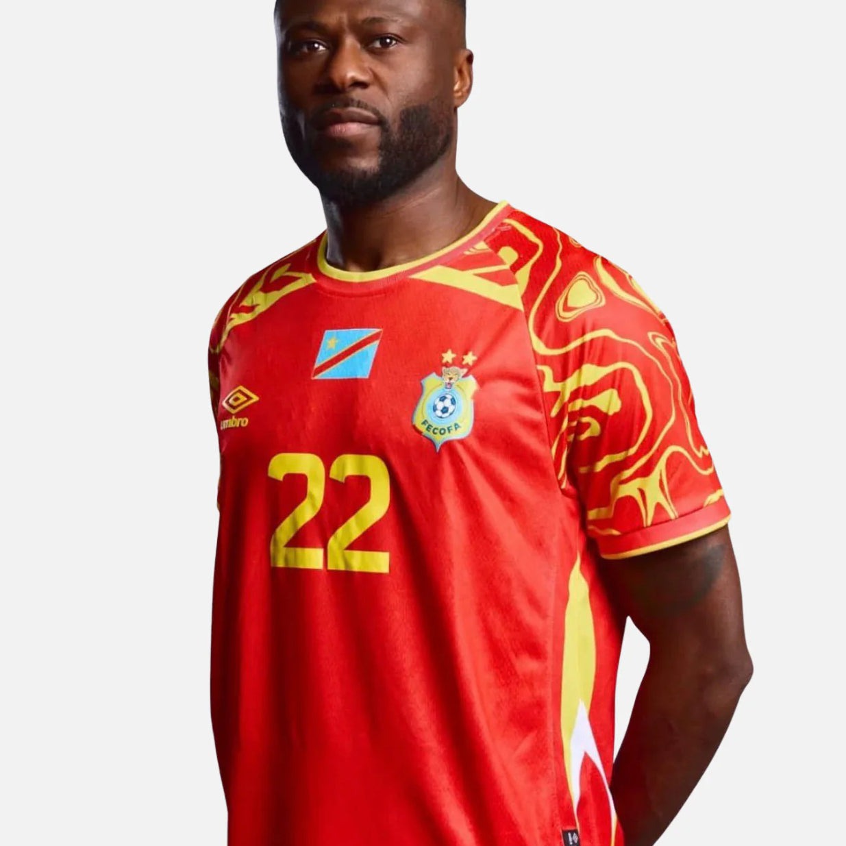 DR Congo 2025/2026 Third Jersey - Red-Pro Kit Vault | Brand New 26/27 Sports Jerseys
