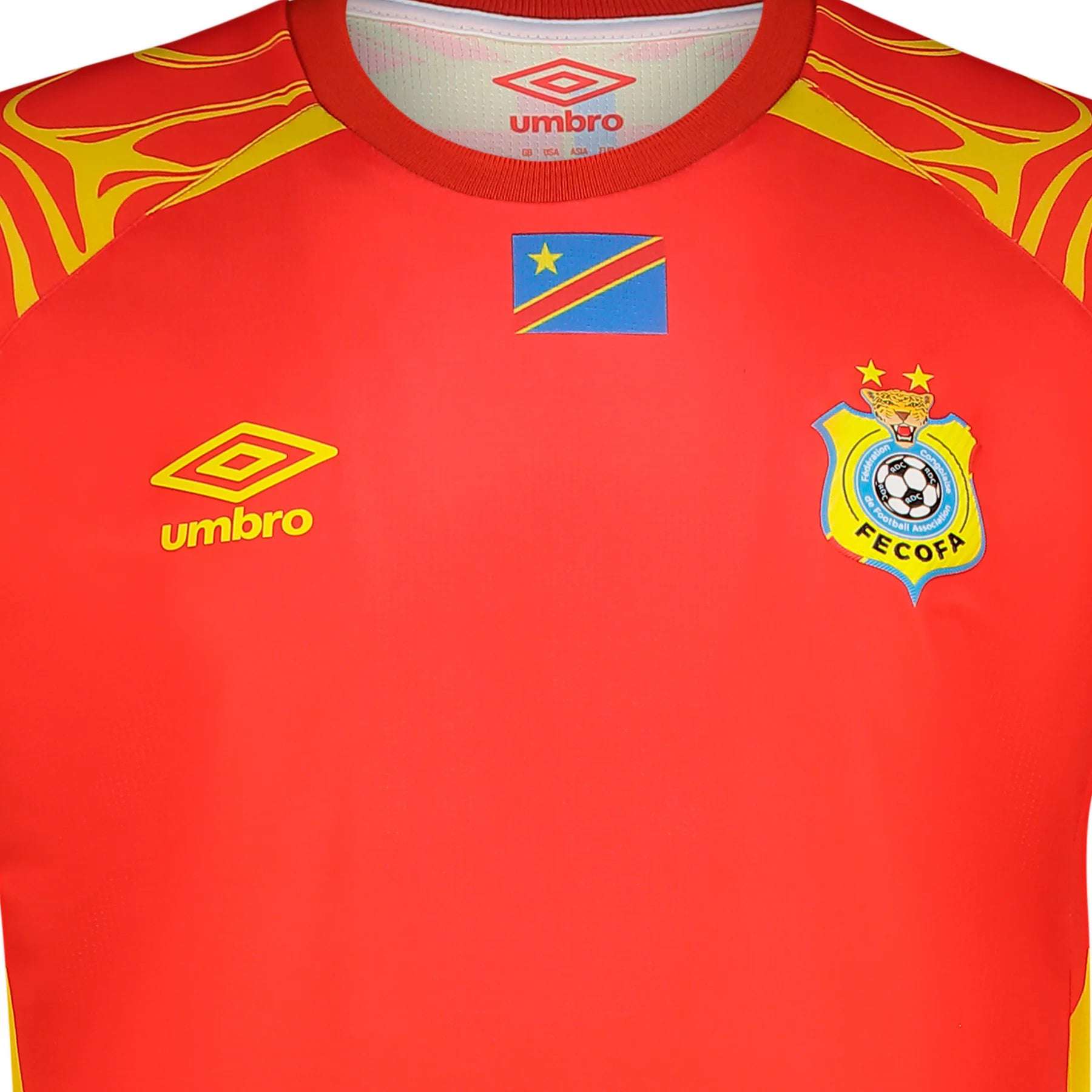 DR Congo 2025/2026 Third Jersey - Red-Pro Kit Vault | Brand New 26/27 Sports Jerseys