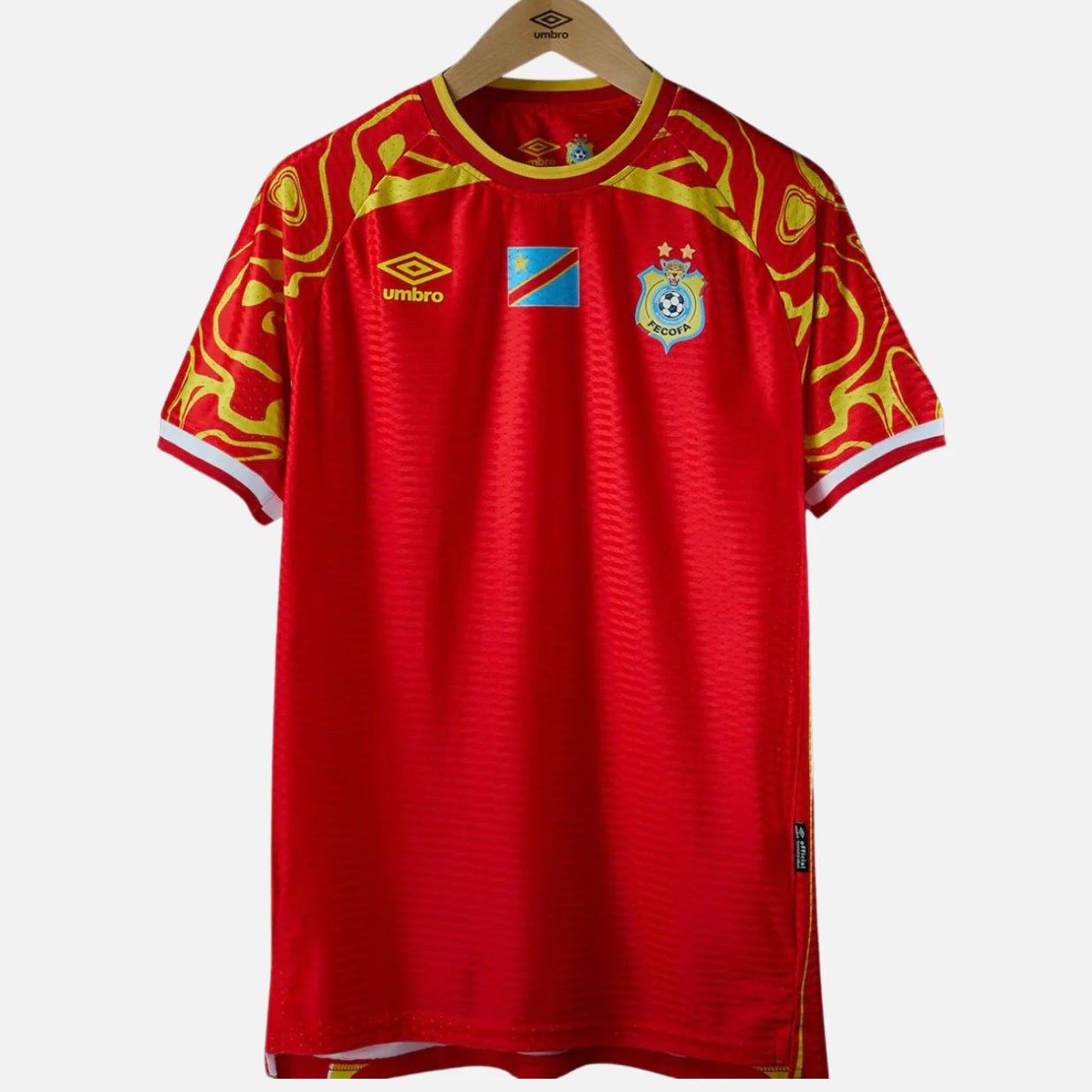 DR Congo 2025/2026 Third Jersey - Red-Pro Kit Vault | Brand New 26/27 Sports Jerseys