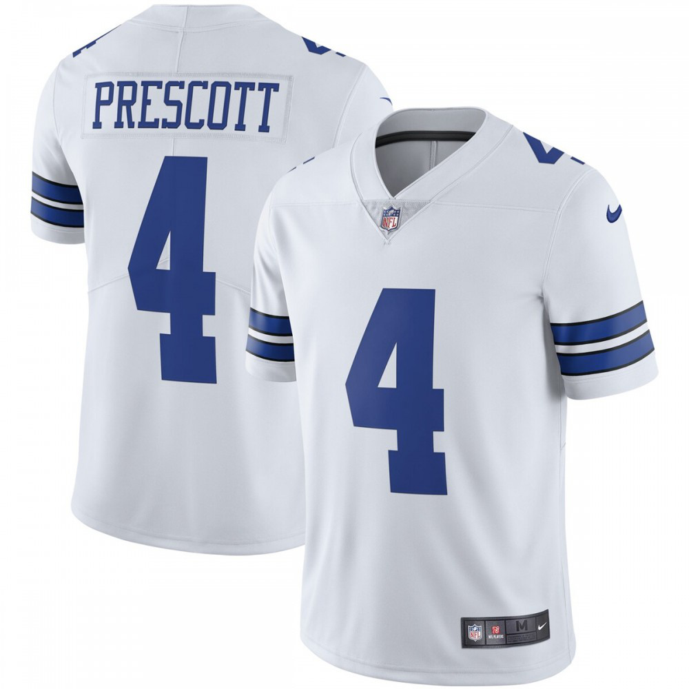 Dak Prescott Dallas Cowboys Vapor Limited Player Jersey - White-Pro Kit Vault | Brand New 26/27 Sports Jerseys