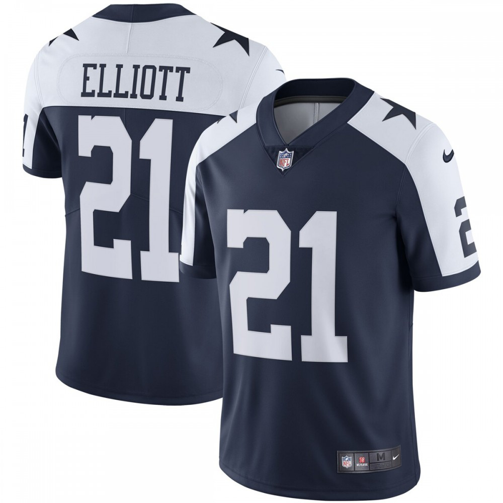 Ezekiel Elliott Dallas Cowboys Alternate Vapor Limited Jersey - Navy-Pro Kit Vault | Brand New 26/27 Sports Jerseys