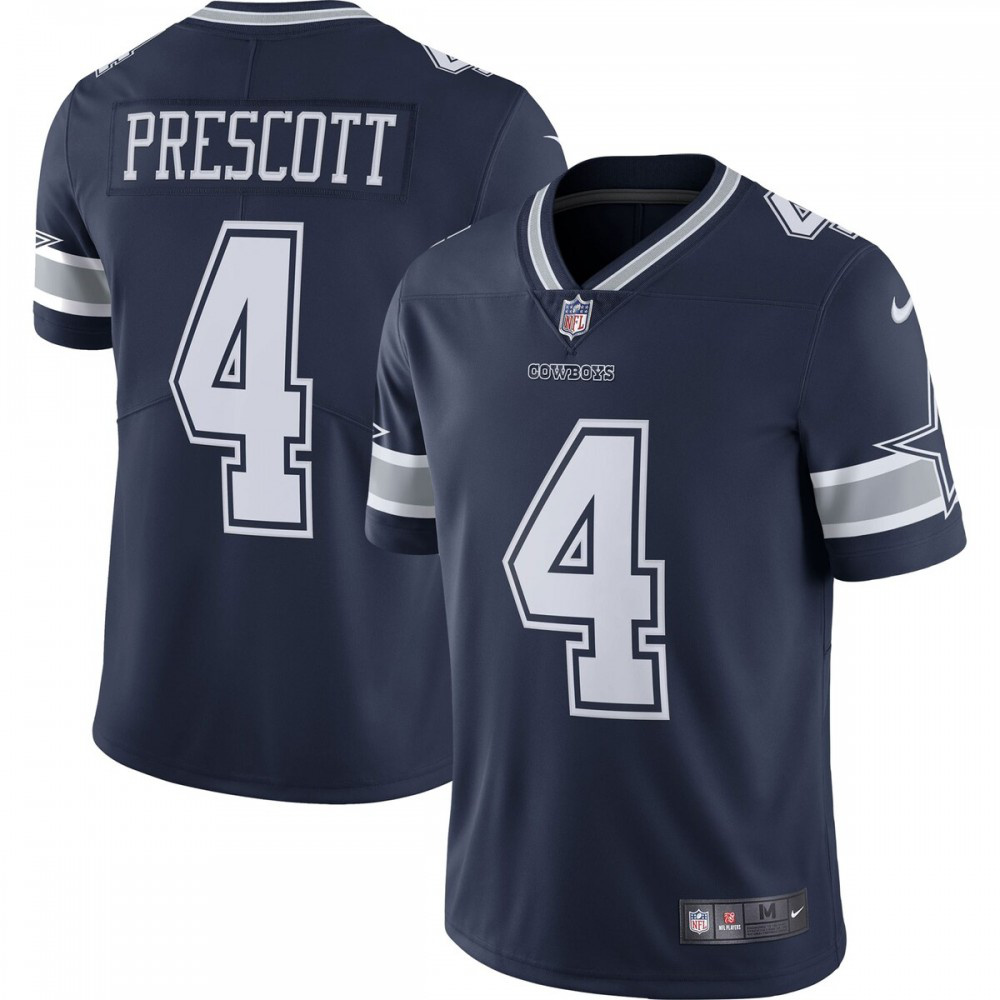 Dak Prescott Dallas Cowboys Vapor Limited Player Jersey - Navy-Pro Kit Vault | Brand New 26/27 Sports Jerseys