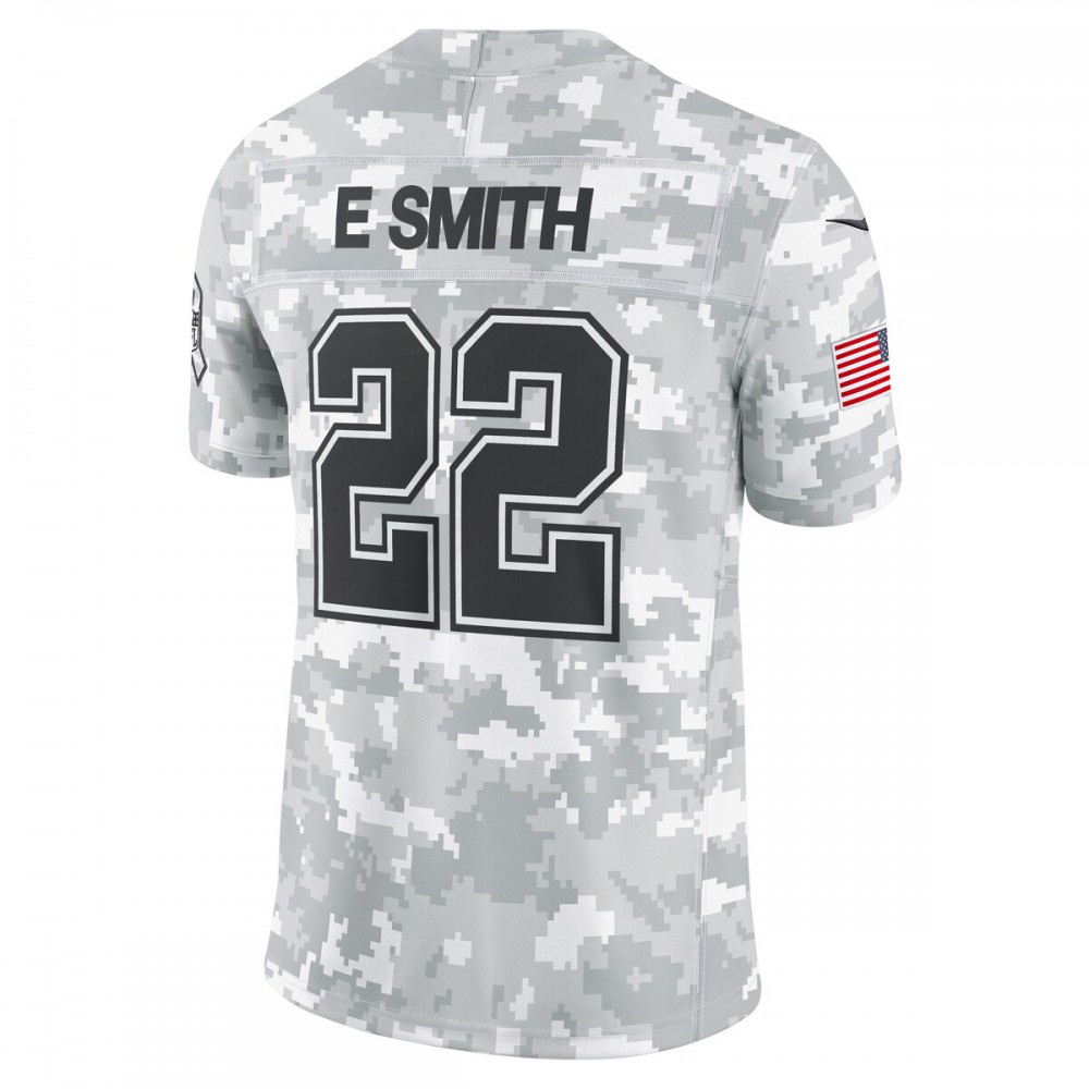 Emmitt Smith Dallas Cowboys 2024 Salute to Service Retired Player Limited Jersey - Arctic Camo-Pro Kit Vault | Brand New 26/27 Sports Jerseys