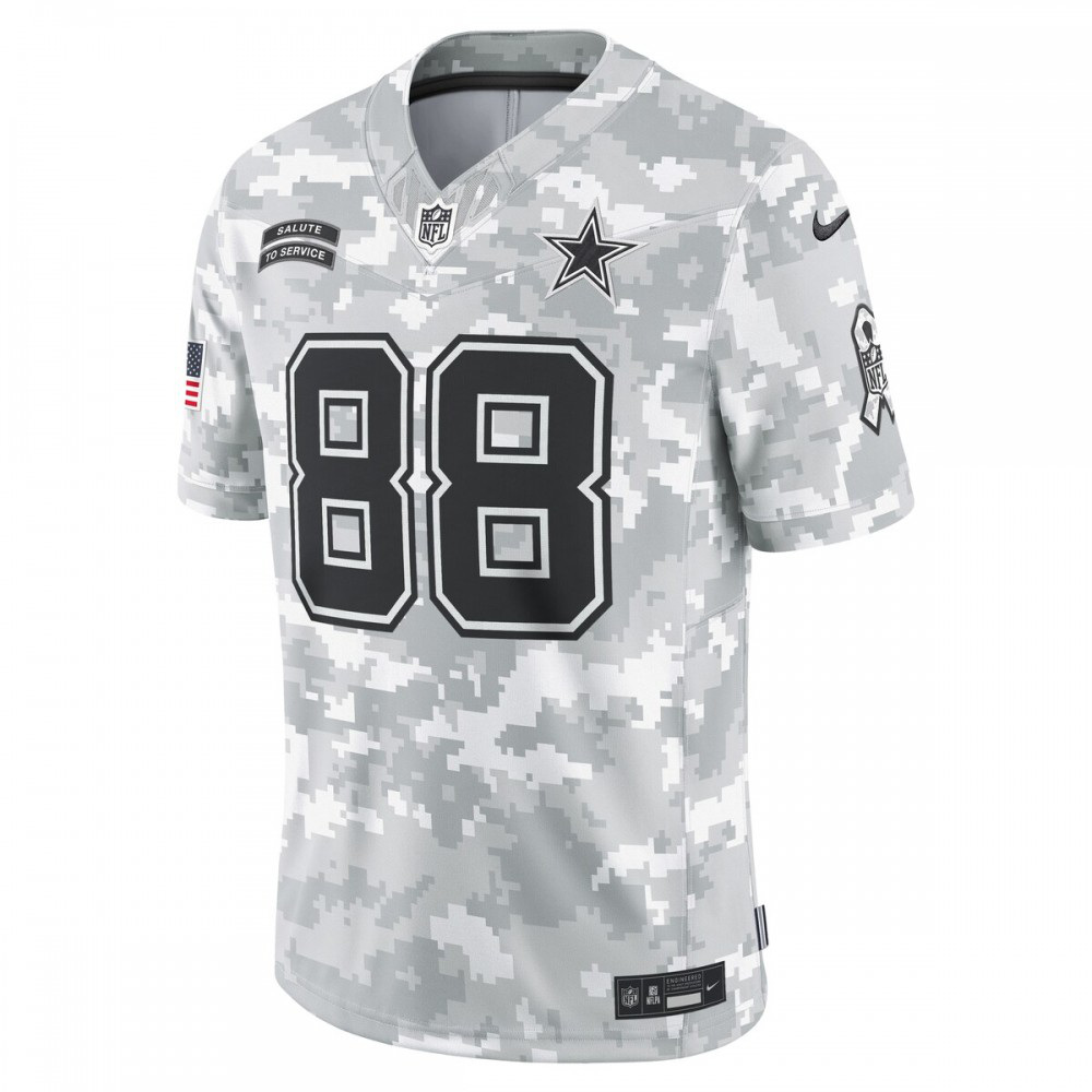 CeeDee Lamb Dallas Cowboys 2024 Salute to Service Limited Jersey - Arctic Camo-Pro Kit Vault | Brand New 26/27 Sports Jerseys