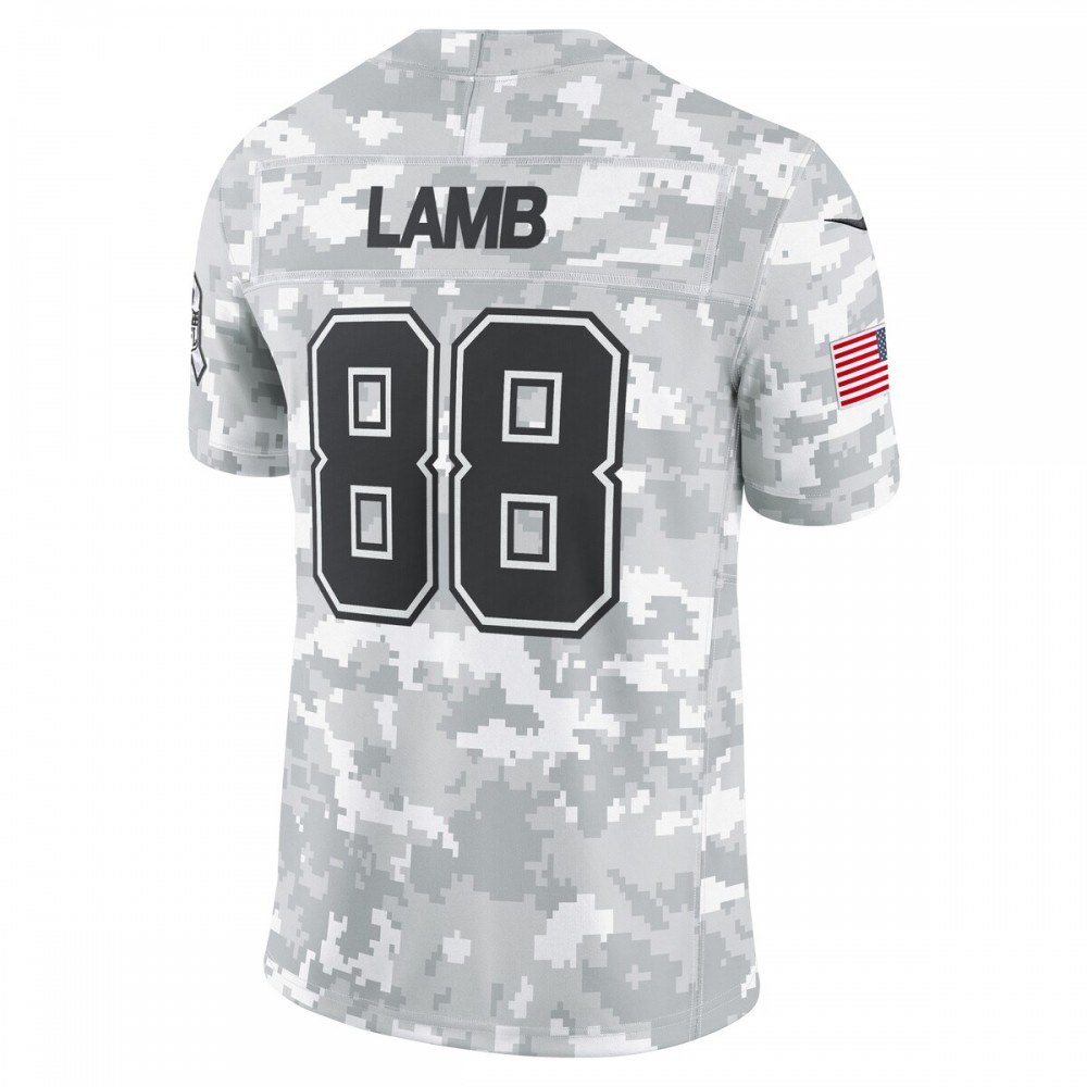 CeeDee Lamb Dallas Cowboys 2024 Salute to Service Limited Jersey - Arctic Camo-Pro Kit Vault | Brand New 26/27 Sports Jerseys