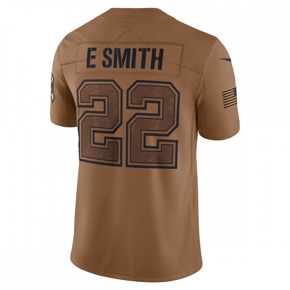 Emmitt Smith Dallas Cowboys 2023 Salute To Service Retired Player Limited Jersey - Brown-Pro Kit Vault | Brand New 26/27 Sports Jerseys