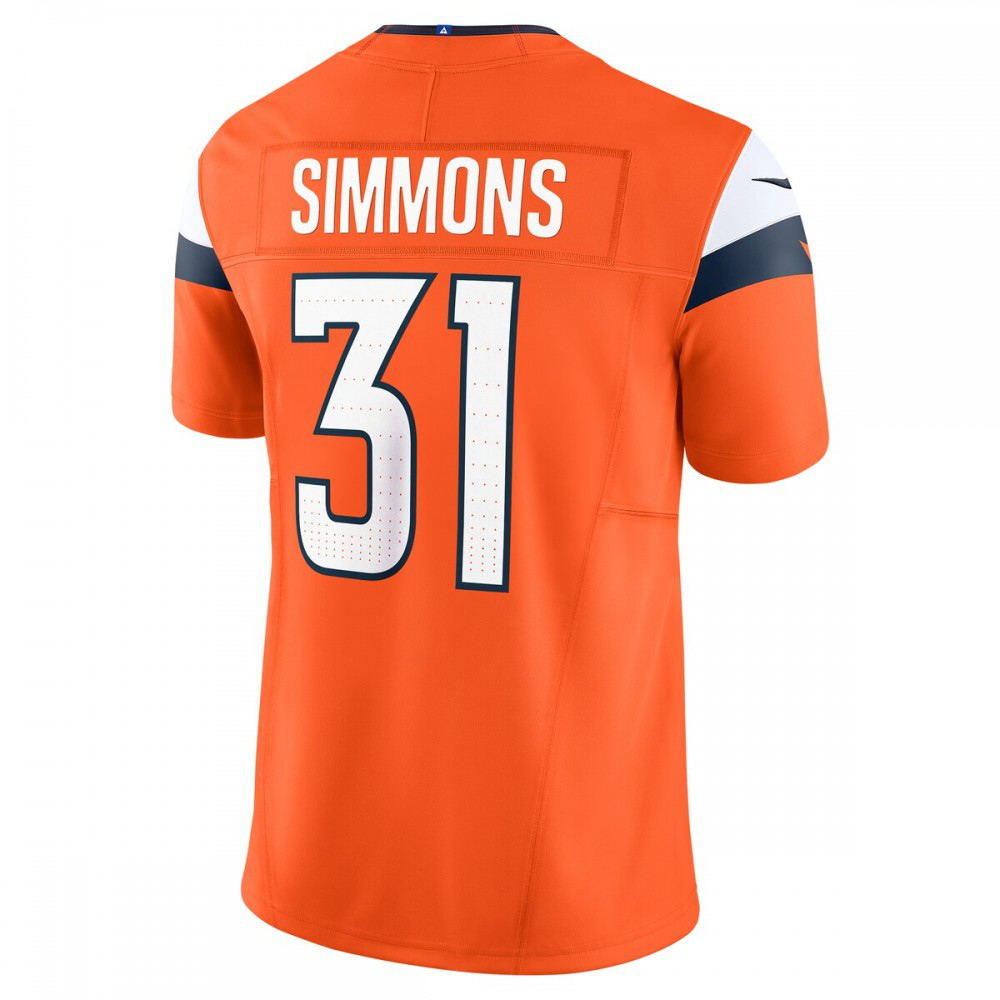 Justin Simmons Denver Broncos Vapor F.U.S.E. Limited Jersey - Orange-Pro Kit Vault | Brand New 26/27 Sports Jerseys