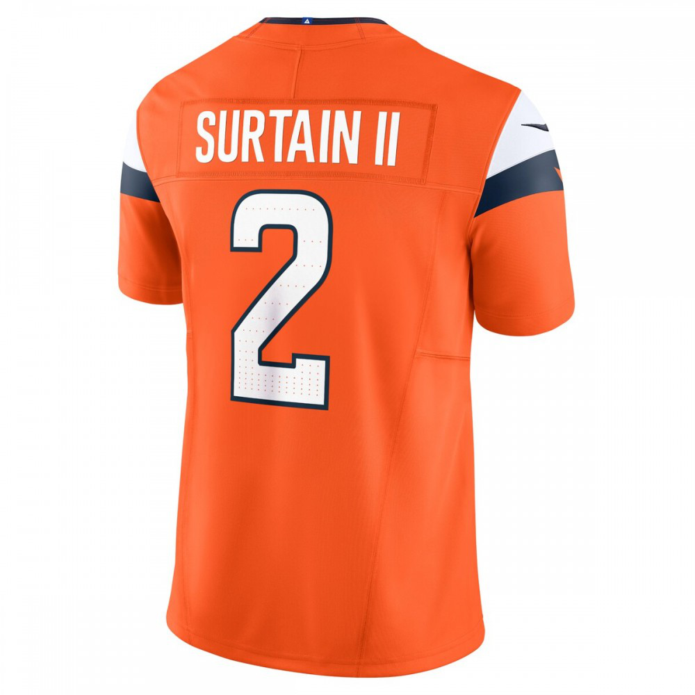Patrick Surtain II Denver Broncos Mile High Collection Vapor F.U.S.E. Limited Jersey - Orange-Pro Kit Vault | Brand New 26/27 Sports Jerseys
