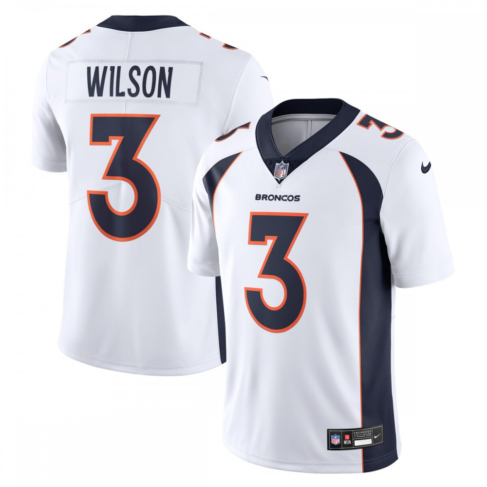 Russell Wilson Denver Broncos Vapor Untouchable Limited Jersey - White-Pro Kit Vault | Brand New 26/27 Sports Jerseys