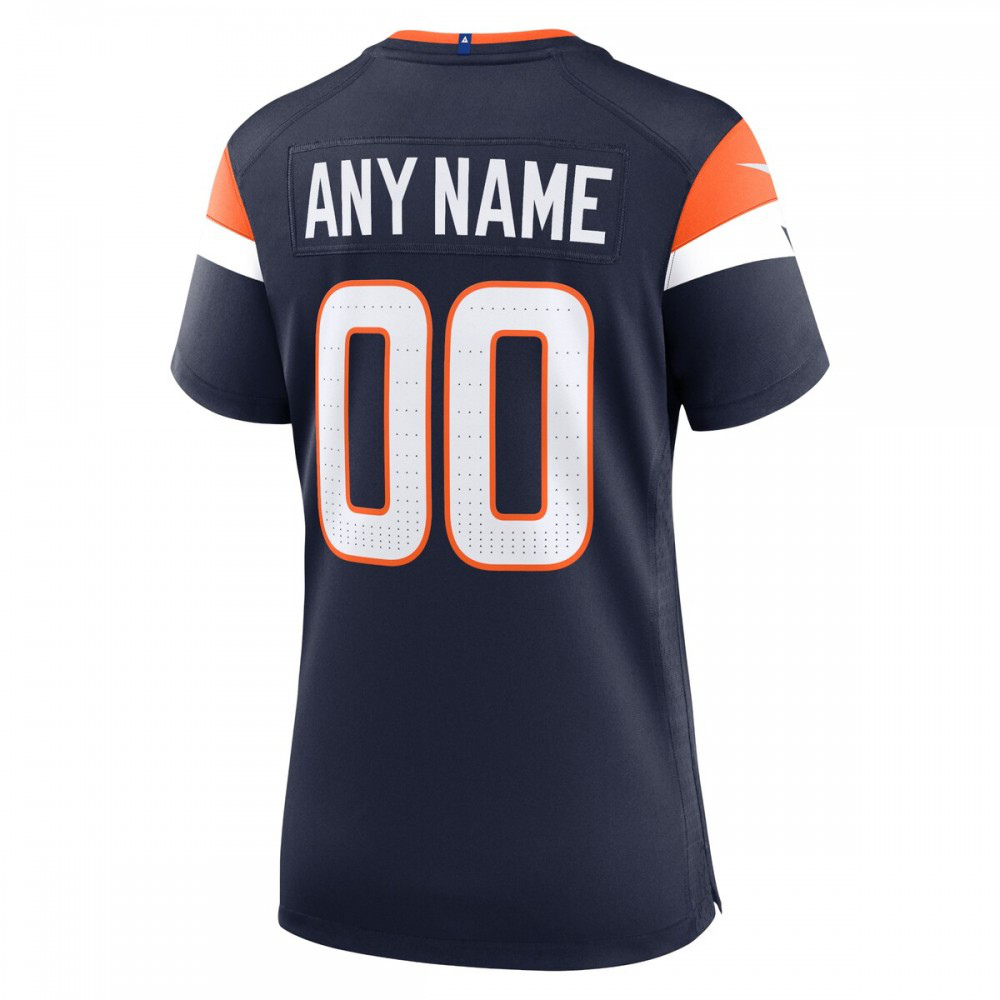 Denver Broncos Women's Alternate Custom Game Jersey - Navy-Pro Kit Vault | Brand New 26/27 Sports Jerseys