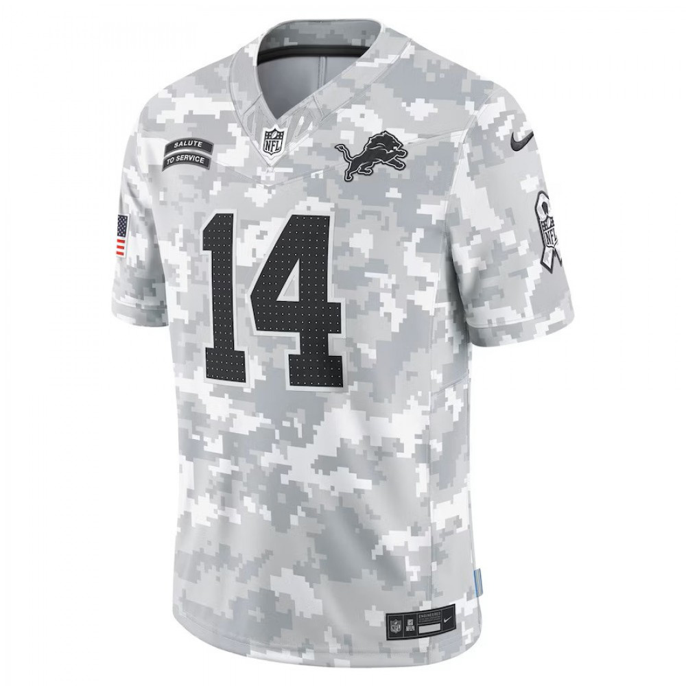 Amon-Ra St. Brown Detroit Lions 2024 Salute to Service Limited Jersey - Arctic Camo-Pro Kit Vault | Brand New 26/27 Sports Jerseys