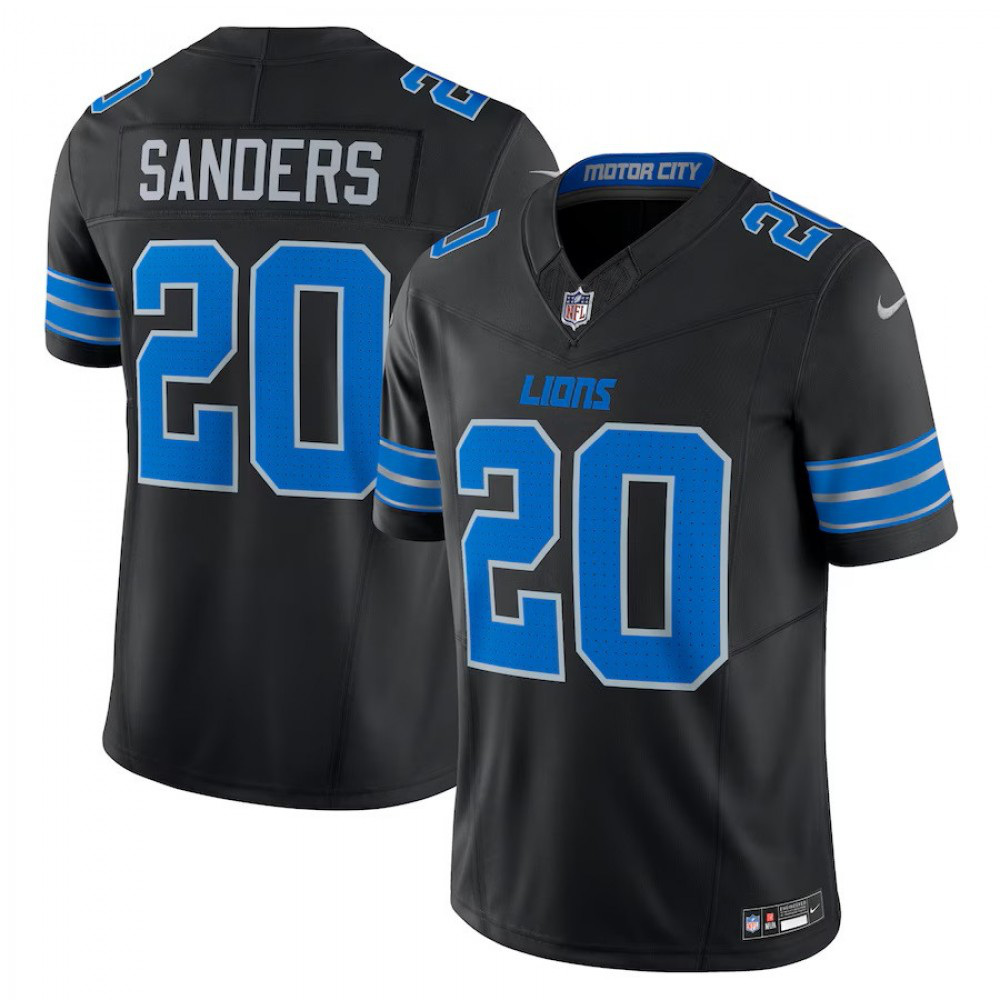 Barry Sanders Detroit Lions 2nd Alternate Vapor F.U.S.E. Limited Jersey - Black-Pro Kit Vault | Brand New 26/27 Sports Jerseys