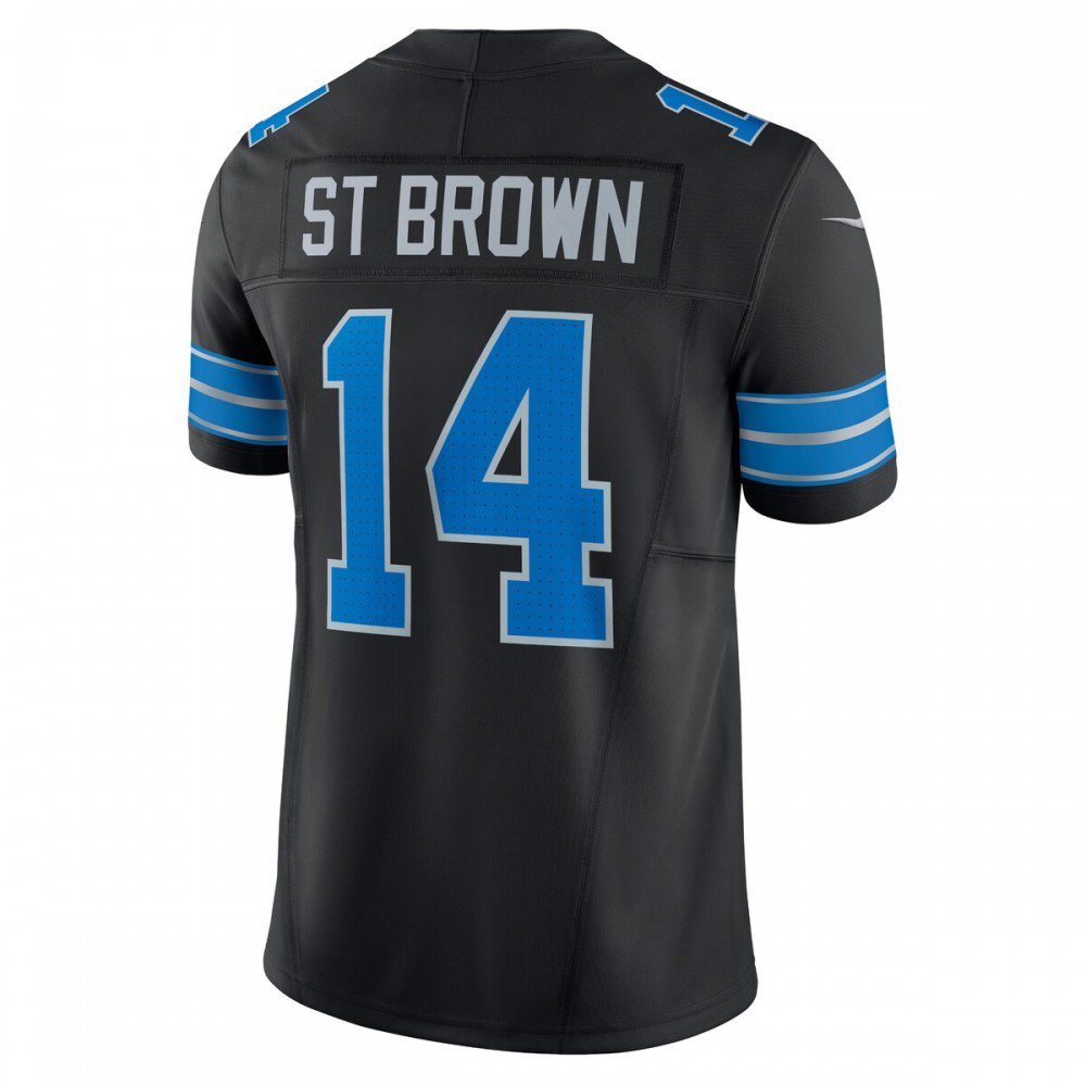 Amon-Ra St. Brown Detroit Lions 2nd Alternate Vapor F.U.S.E. Limited Jersey - Black-Pro Kit Vault | Brand New 26/27 Sports Jerseys