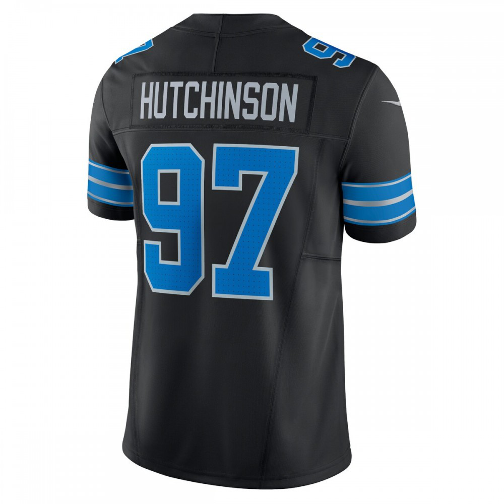 Aidan Hutchinson Detroit Lions 2nd Alternate Vapor F.U.S.E. Limited Jersey - Black-Pro Kit Vault | Brand New 26/27 Sports Jerseys