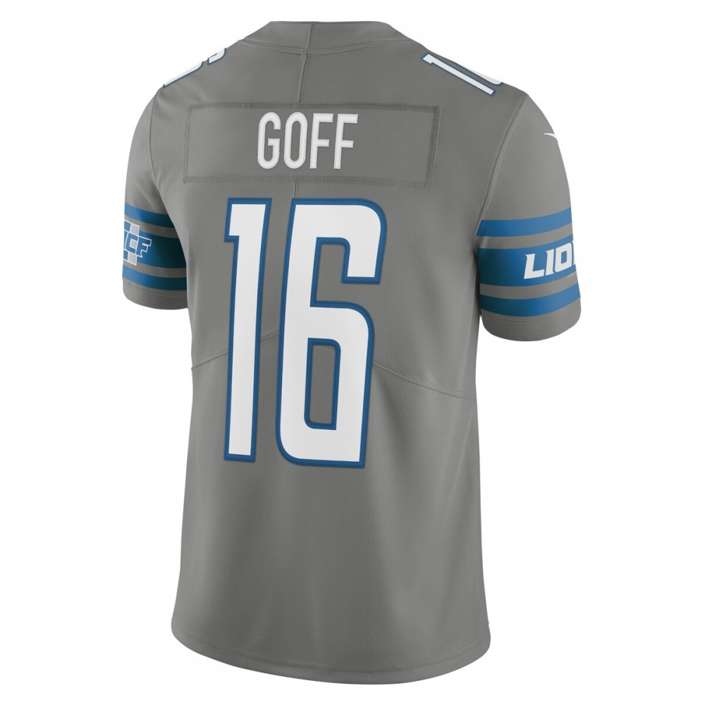 Jared Goff Detroit Lions Alternate Vapor Limited Jersey - Steel-Pro Kit Vault | Brand New 26/27 Sports Jerseys