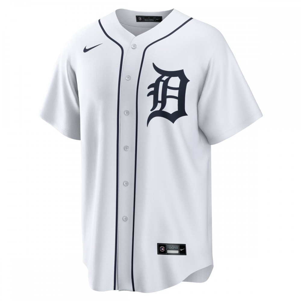 Spencer Torkelson Detroit Tigers Home Replica Jersey - White-Pro Kit Vault | Brand New 26/27 Sports Jerseys