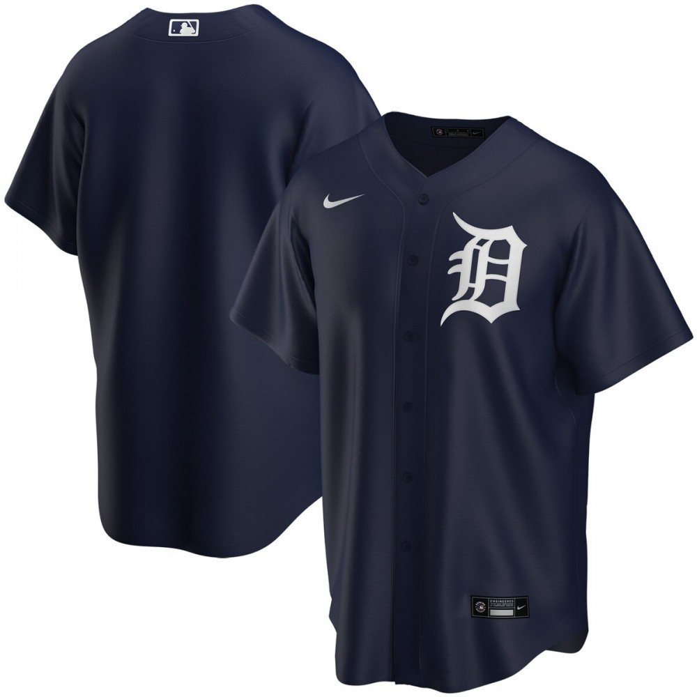 Detroit Tigers Youth Alternate Replica Team Jersey - Navy-Pro Kit Vault | Brand New 26/27 Sports Jerseys