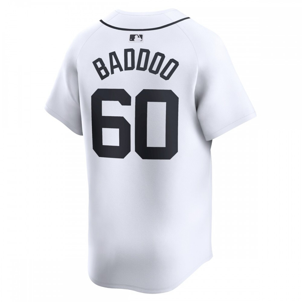 Akil Baddoo Detroit Tigers Home Limited Player Jersey - White-Pro Kit Vault | Brand New 26/27 Sports Jerseys