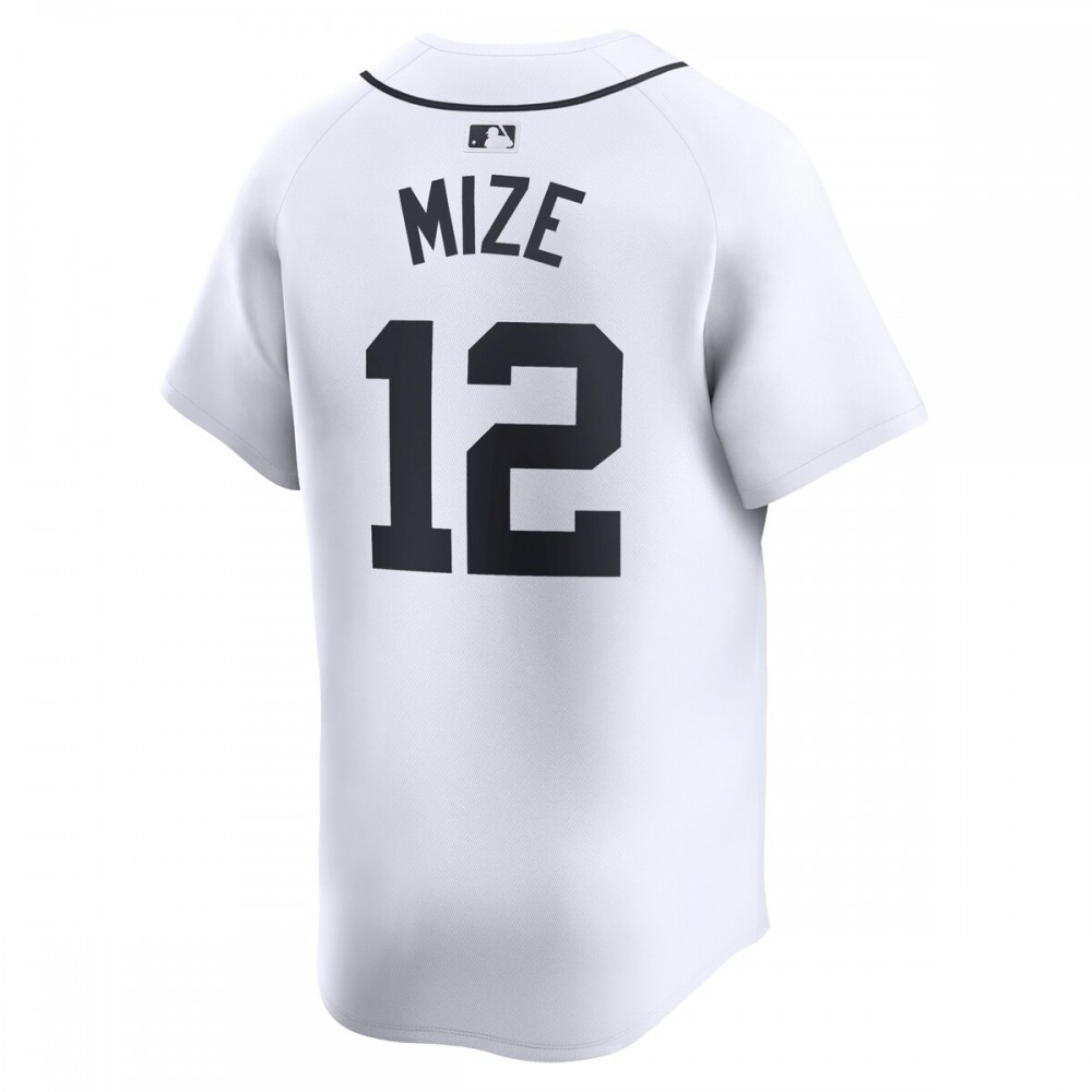 Casey Mize Detroit Tigers Home Limited Player Jersey - White-Pro Kit Vault | Brand New 26/27 Sports Jerseys