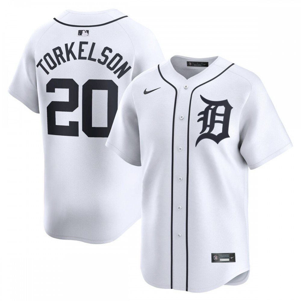 Spencer Torkelson Detroit Tigers Home Limited Player Jersey - White-Pro Kit Vault | Brand New 26/27 Sports Jerseys