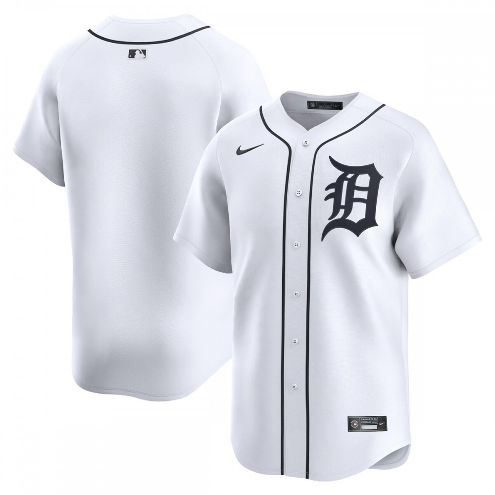 Detroit Tigers Youth Home Limited Jersey - White-Pro Kit Vault | Brand New 26/27 Sports Jerseys