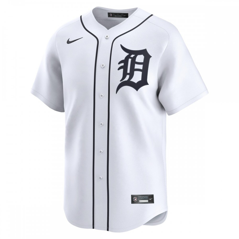 Detroit Tigers Youth Home Limited Custom Jersey - White-Pro Kit Vault | Brand New 26/27 Sports Jerseys