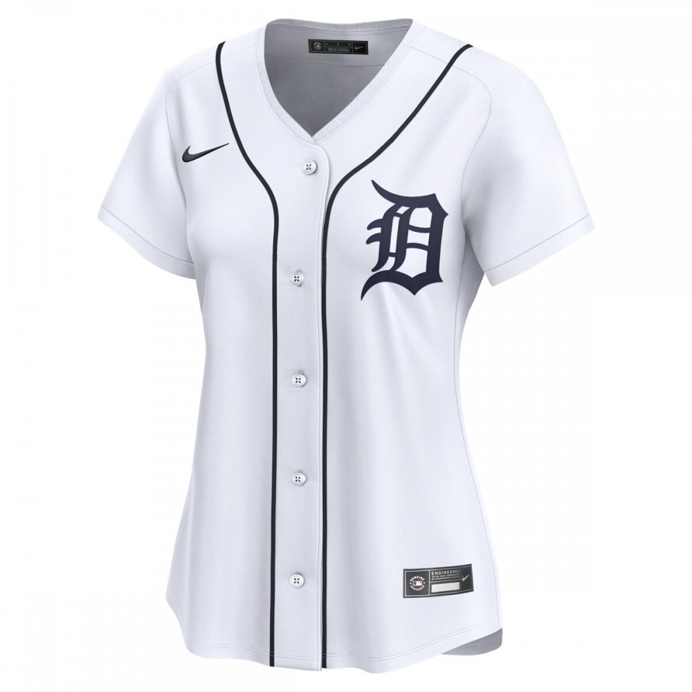 Riley Greene Detroit Tigers Women's Home Limited Player Jersey - White-Pro Kit Vault | Brand New 26/27 Sports Jerseys