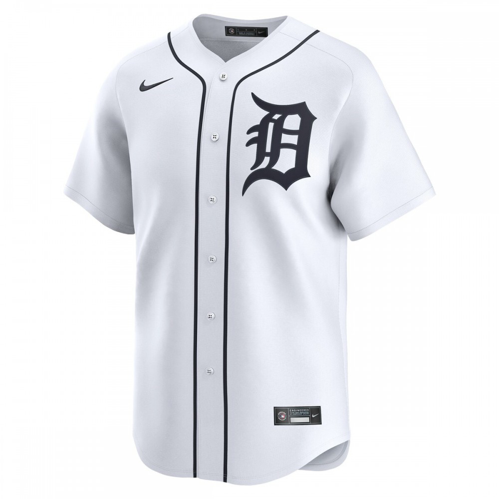 Detroit Tigers Home Limited Jersey - White-Pro Kit Vault | Brand New 26/27 Sports Jerseys