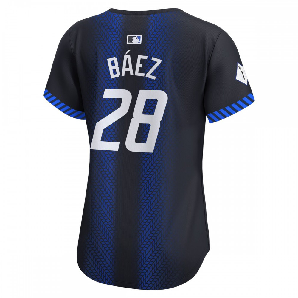 Javier Baez Detroit Tigers Women's 2024 City Connect Limited Jersey - Navy-Pro Kit Vault | Brand New 26/27 Sports Jerseys