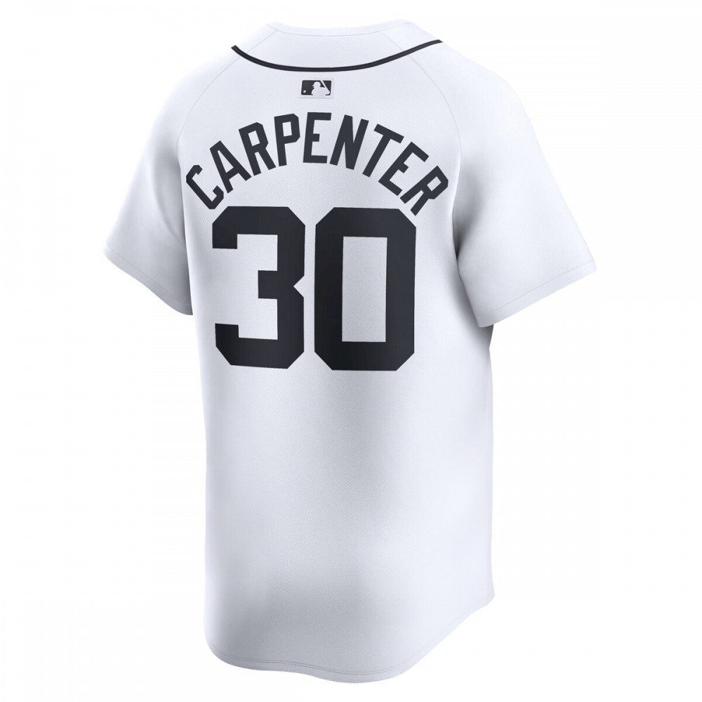 Kerry Carpenter Detroit Tigers Home Limited Player Jersey - White-Pro Kit Vault | Brand New 26/27 Sports Jerseys