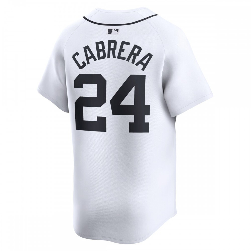Miguel Cabrera Detroit Tigers Home Limited Player Jersey - White-Pro Kit Vault | Brand New 26/27 Sports Jerseys