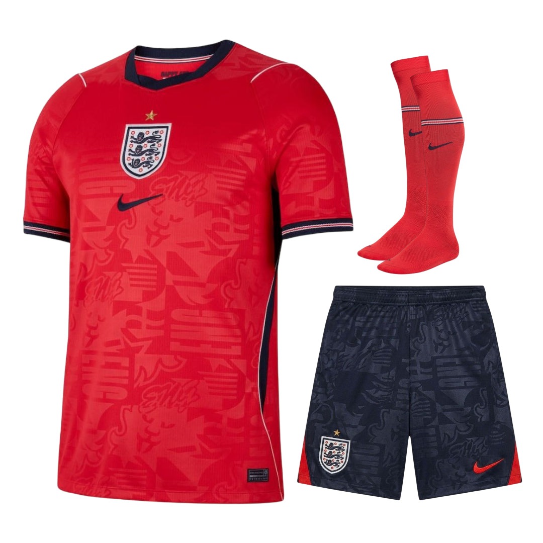 England Kane World Cup Kids Away Kit 2026 2027-Pro Kit Vault | Brand New 26/27 Sports Jerseys
