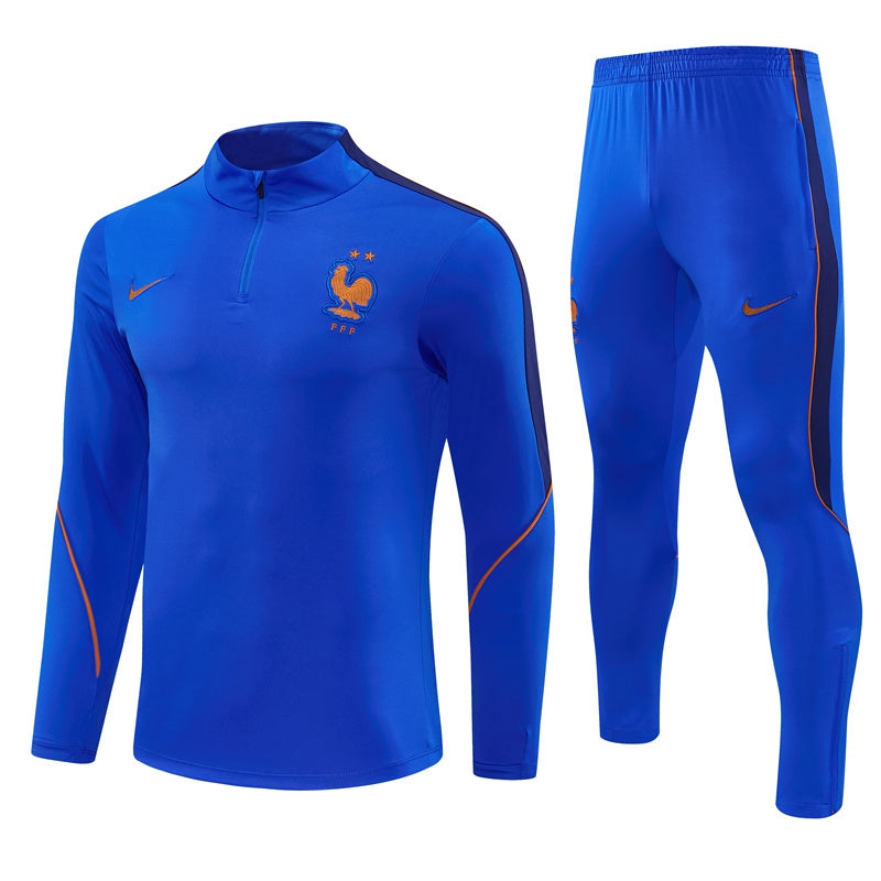 France Training Tracksuit Men/Kids 2025 2026 Light Blue-Pro Kit Vault | Brand New 26/27 Sports Jerseys