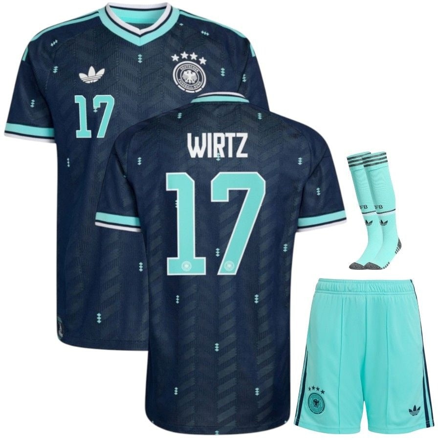 Germany Wirtz Away Kit Kids 2026 2027-Pro Kit Vault | Brand New 26/27 Sports Jerseys