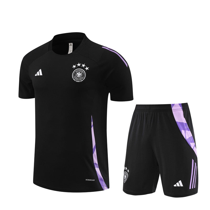 Germany Training Jersey/Shorts Set Black 2024 2025 | Foot Sport-Pro Kit Vault | Brand New 26/27 Sports Jerseys