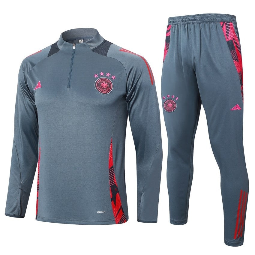 Germany Training Tracksuit Men's/Kids' 2024 2025 Grey-Pro Kit Vault | Brand New 26/27 Sports Jerseys