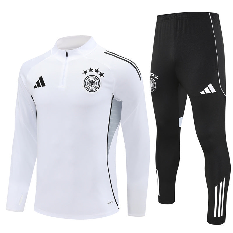 Germany Training Tracksuit Men/Kids 2025 2026 White-Pro Kit Vault | Brand New 26/27 Sports Jerseys