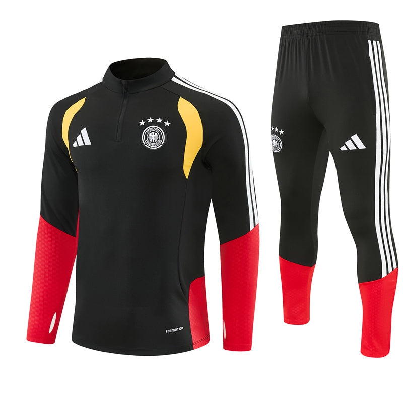 Germany Training Tracksuit Men/Kids 2026 2027 Black-Pro Kit Vault | Brand New 26/27 Sports Jerseys
