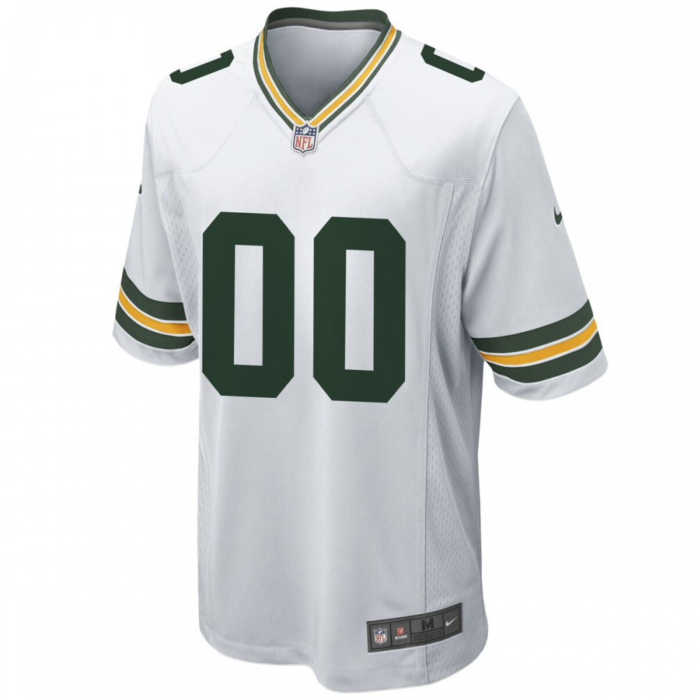 Green Bay Packers Custom Game Jersey - White-Pro Kit Vault | Brand New 26/27 Sports Jerseys