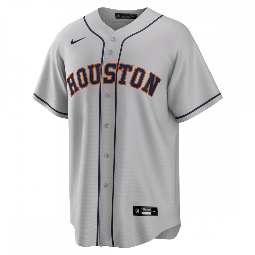 Alex Bregman Houston Astros Road Replica Player Name Jersey - Gray-Pro Kit Vault | Brand New 26/27 Sports Jerseys