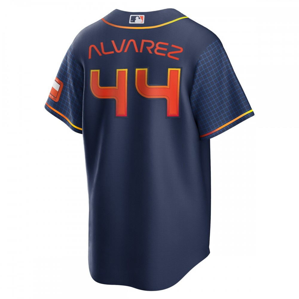 Yordan Alvarez Houston Astros 2022 City Connect Replica Player Jersey - Navy-Pro Kit Vault | Brand New 26/27 Sports Jerseys