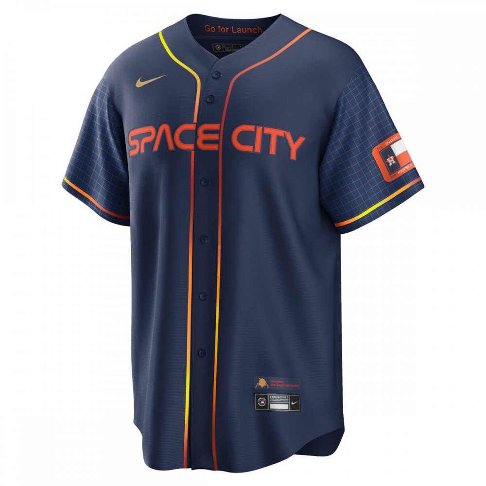 Jose Altuve Houston Astros 2022 City Connect Replica Player Jersey - Navy-Pro Kit Vault | Brand New 26/27 Sports Jerseys
