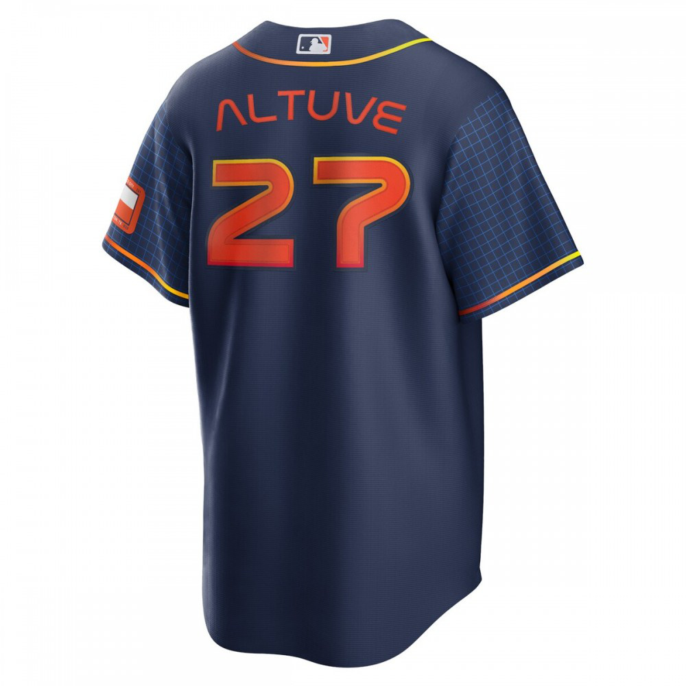 Jose Altuve Houston Astros 2022 City Connect Replica Player Jersey - Navy-Pro Kit Vault | Brand New 26/27 Sports Jerseys