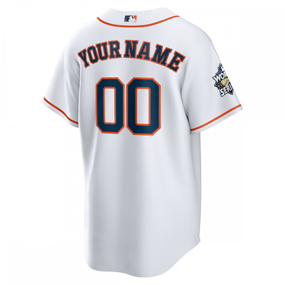 Houston Astros 2022 World Series Home Custom Replica Jersey - White-Pro Kit Vault | Brand New 26/27 Sports Jerseys