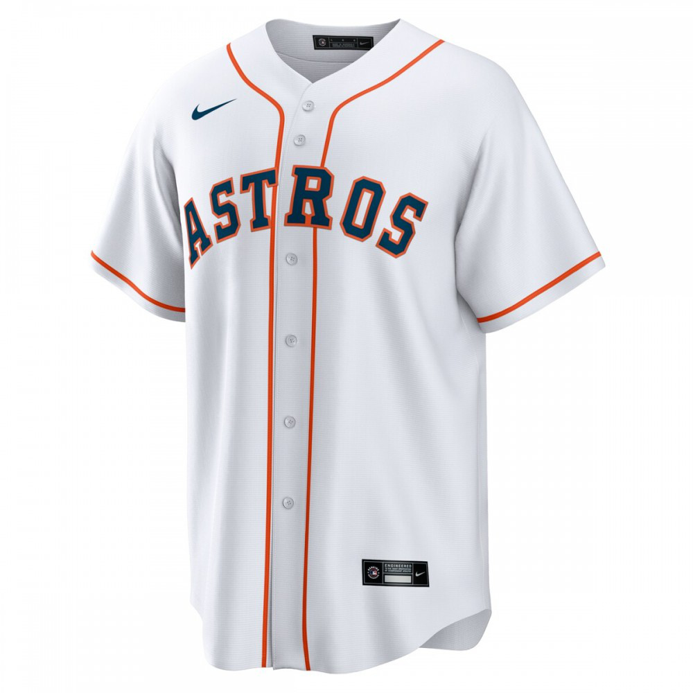 Jose Abreu Houston Astros Home Replica Player Jersey - White-Pro Kit Vault | Brand New 26/27 Sports Jerseys